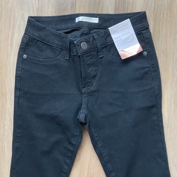 LC Lauren Conrad midrise super Skinny Jean 4 way stretch size 0 - Picture 4 of 16